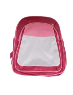 Mochila Escolar Sublimable 30x40 Rojo/Rosa 2
