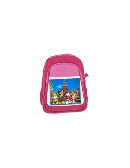 Mochila Escolar Sublimable 30x40 Rojo/Rosa