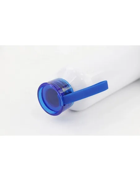 Pack de 12 Botellas Sport Para Sublimación 750ml Tapa Color Azul