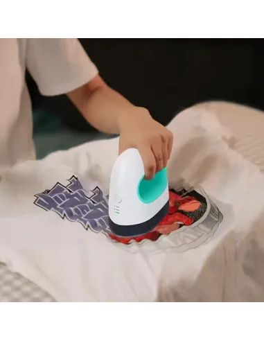 Plancha Estampadora Mini Portátil Transfer Sublimación Roja