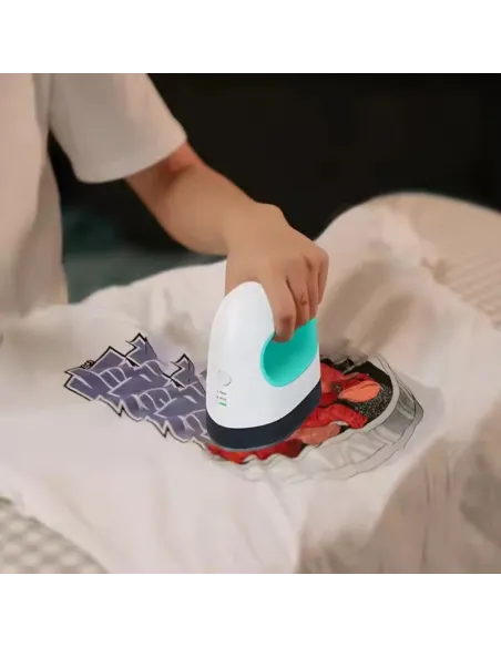 Plancha Estampadora Mini Portátil Transfer Sublimación Roja