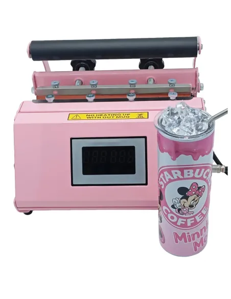 Maquina Estampadora De Tazas 30oz Rosada