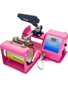 Maquina Estampadora Sublimadora Tazas 11oz Rosa