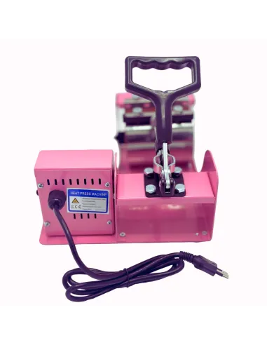 Maquina Estampadora Sublimadora Tazas 11oz Rosa