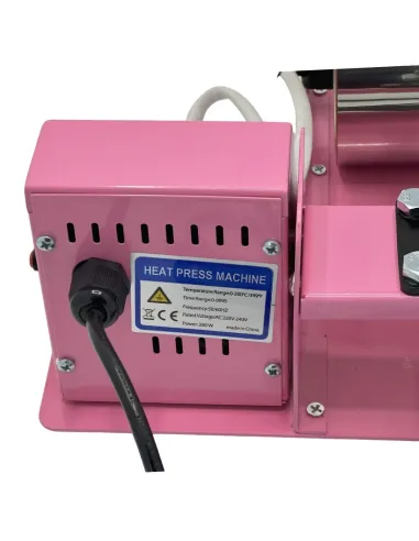 Maquina Estampadora Sublimadora Tazas 11oz Rosa