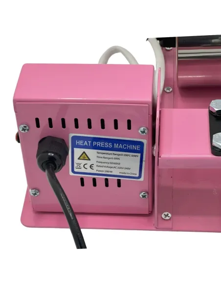 Maquina Estampadora Sublimadora Tazas 11oz Rosa