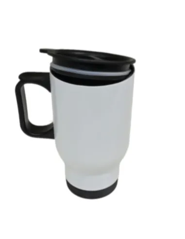 Mug Metálico Para Sublimación 14Oz con Tapa 450ML
