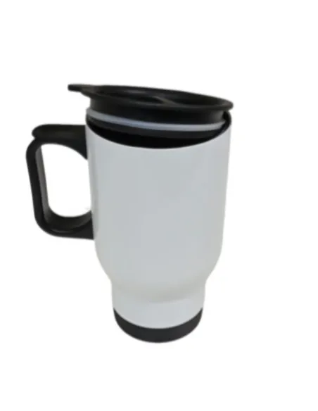 Mug Metálico Para Sublimación 14Oz con Tapa 450ML