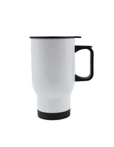Mug Metálico Para Sublimación 14Oz con Tapa 450ML