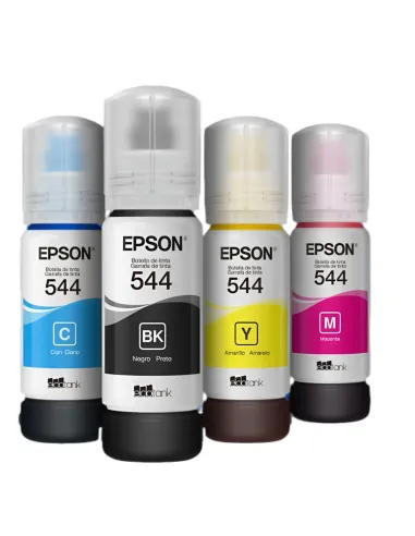 Pack de Tintas Epson 544 Originales / Todokcl