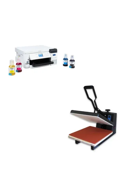 Kit de Estampadora 38x38 + Impresora Epson F170