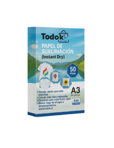 Papel de Sublimación A3 100gsm 50 Hojas