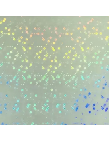 Papel Laminado Frio A4 de 20 Hojas Holográfico Círculos