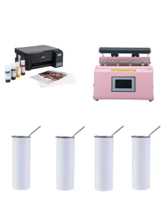 Kit de Estampadora Sublimadora de Tazas 30 oz + Impresora Epson L1250 + Termos