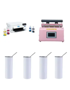 Kit de Estampadora 30oz + Impresora Epson F170 + Termos