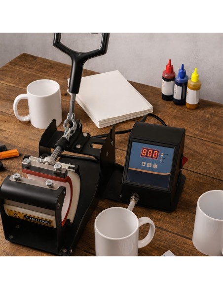 Kit de Estampadora 11oz + Impresora Epson L1250 + Tazas  + Papel + Tintas