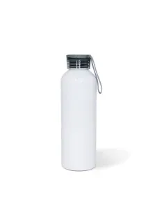 Pack 12 Botellas Sport Para Sublimación 750ml Tapa Color Negro