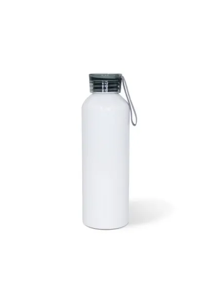 Pack 12 Botellas Sport Para Sublimación 750ml Tapa Color Negro