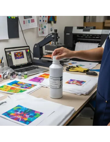 Tinta De Sublimación Inkjet Ink 1 Litro Premium BK
