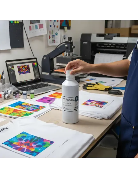 Tinta De Sublimación Inkjet Ink 1 Litro Premium BK