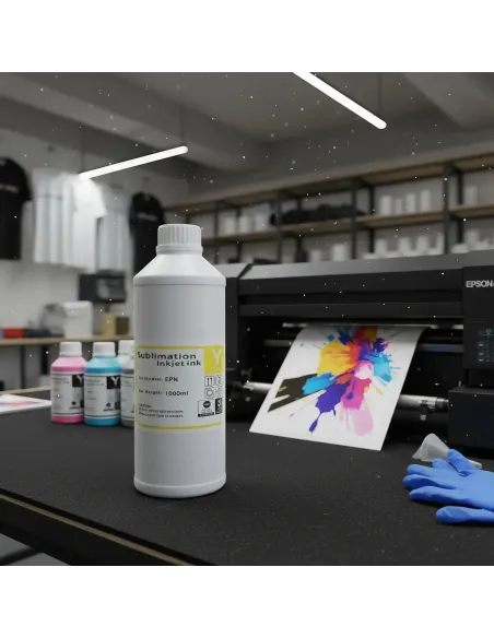 Tinta De Sublimación Inkjet Ink 1 Litro Premium Yellow