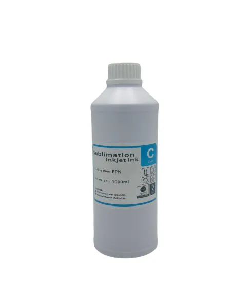 Tinta De Sublimación Inkjet Ink 1 Litro Premium Cian