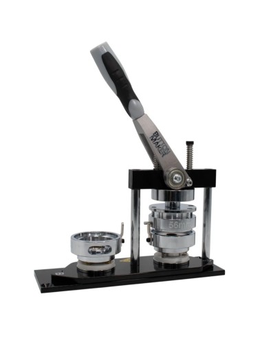 Maquina de Chapitas + Matriz de 56 mm Button Maker