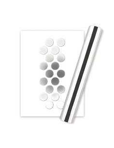 Folia Decorativa Plata Rollo 100m x 30cm