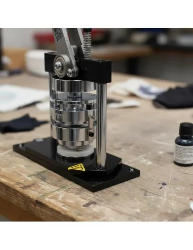 Maquina Estampadora De Chapitas + Matriz 44mm Button Maker