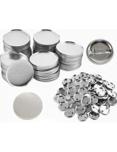 Pack de 100 Chapitas Metálicas de 56mm