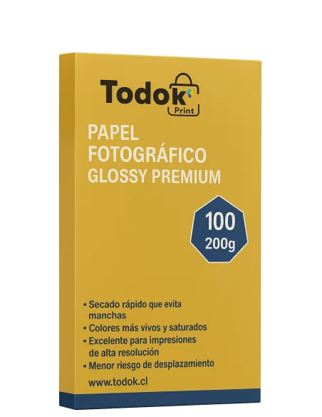 Vinilo Adhesivo Imprimible Dorado A4 20 Hojas