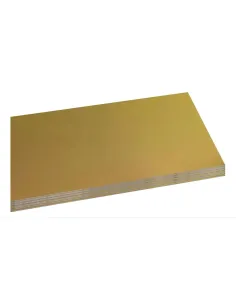 Pack de 25 Placas Aluminio Texturado Dorada Sublimables 60x30 Cm
