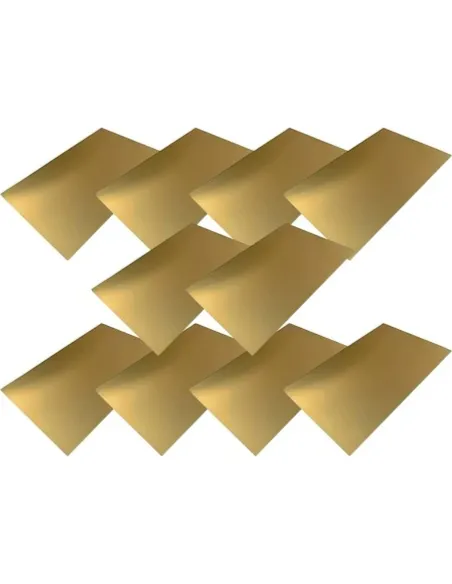 Pack de 25 Placas Aluminio Texturado Dorada Sublimables 60x40 Cm