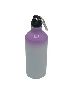 Pack de 10 Botellas Degradada Tapa Mosqueton de 600Ml Morado