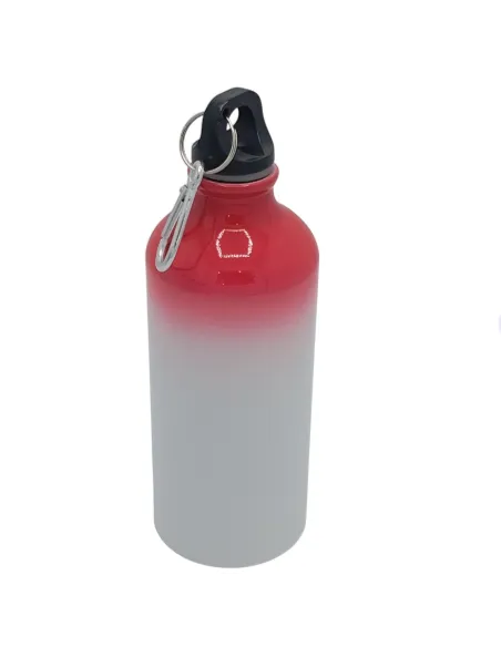 Pack de 10 Botellas Degradada Tapa Mosqueton de 600Ml Rojo