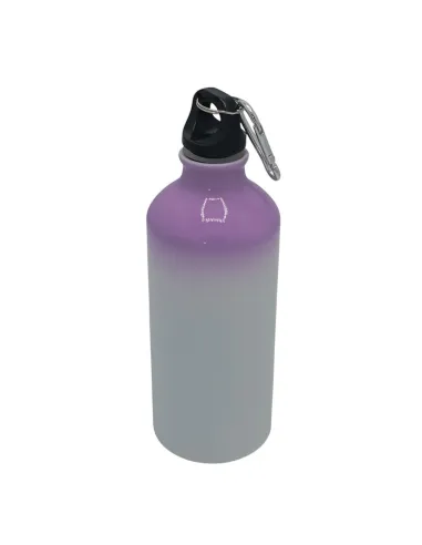 Pack de 10 Botellas Degradada Tapa Mosqueton de 600Ml Rojo