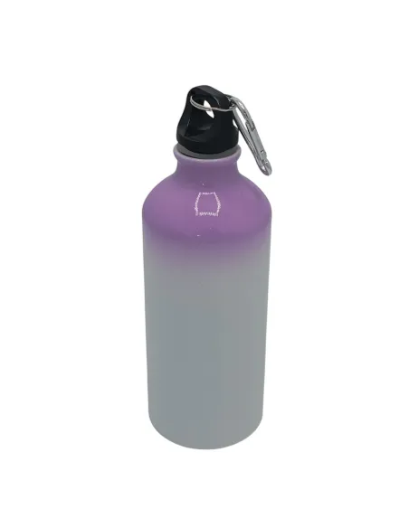 Pack de 10 Botellas Degradada Tapa Mosqueton de 600Ml Rojo