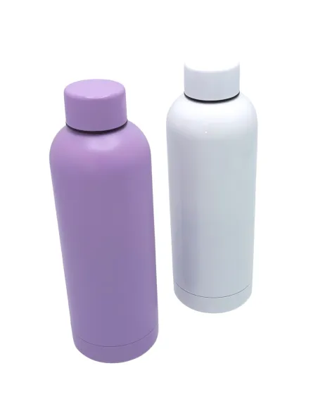 Pack de 10 Botellas Térmica Candy Glossy Blanco 700Ml