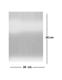 Pack de 10 Laminas de Aluminio de Sublimación de 1mm 2