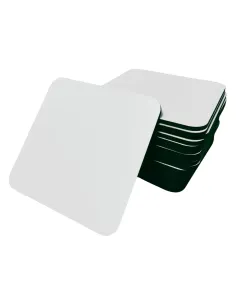 Pack de 10 Posavasos Cuadrados de Sublimacion de 10x10cm
