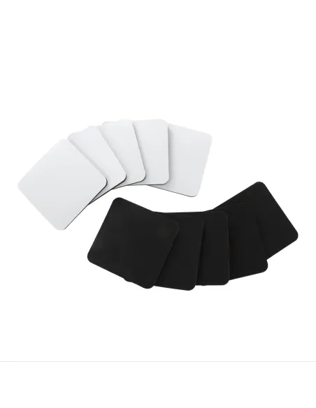 Pack de 10 Posavasos Cuadrados de Sublimacion de 10x10cm