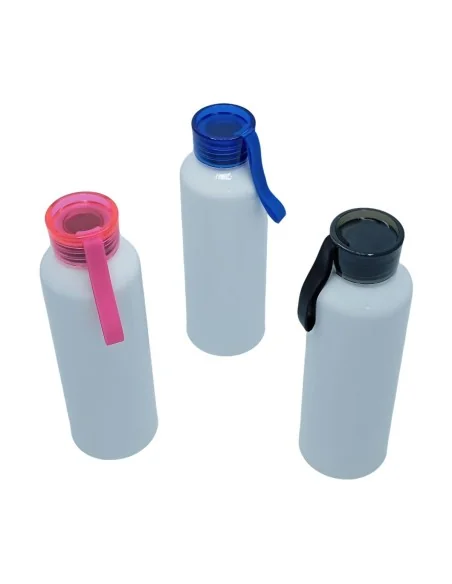 Pack de 12 Botellas Sport Para Sublimación 750ml Tapa Color Verde