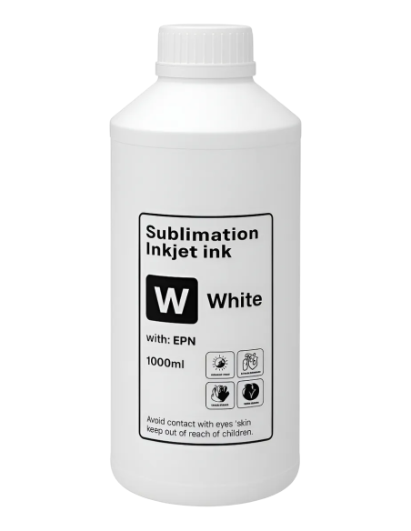 Tinta De Dtf Ink Textil De 1 Litro Premiun Color Blanco / Todok