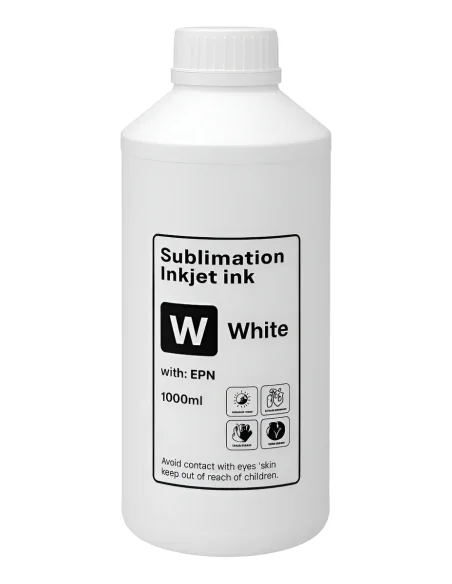 Tinta De Dtf Ink Textil De 1 Litro Premiun Color Blanco / Todok