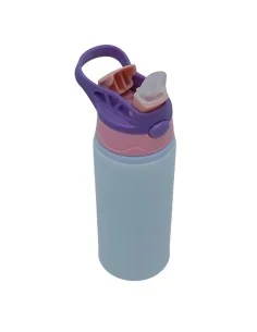 Botella Deportiva de 600ml Sublimación Tapa con Colores Combinados MR