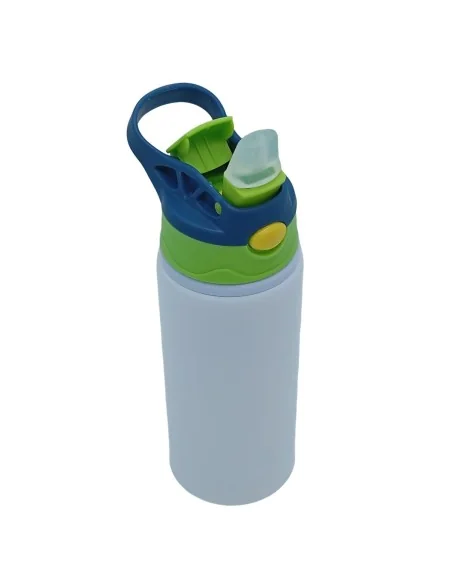 Botella Deportiva de 600ml Sublimación Tapa con Colores Combinados AV