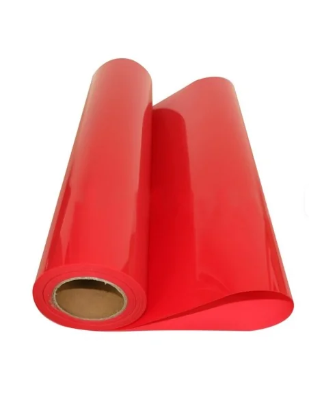 Metro de Vinilo Textil Flock 51cm Rojo