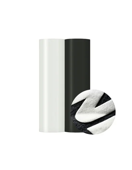 Metro de Vinilo Textil Flock 51cm Negro