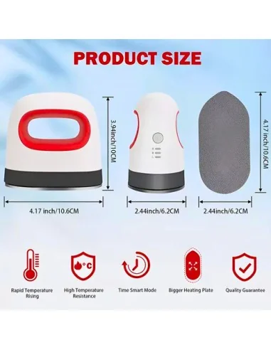 Plancha Estampadora Mini Portátil Transfer Sublimación Rosada 220v