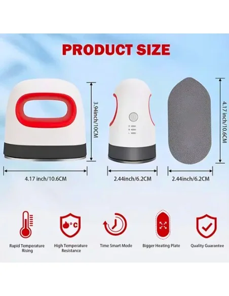 Plancha Estampadora Mini Portátil Transfer Sublimación Rosada 220v